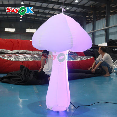3.2FT Şişme Mantar Işık Noel Dekorasyonu Led Şişme Mantar