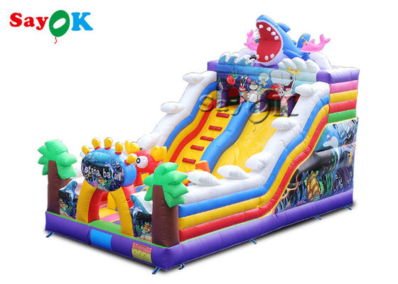 Çocuklar İçin Şişme Kabarık Slayt Ticari Jumbo Şişme Jumper Slayt Combo
