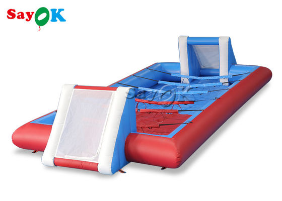 10x5m 30x15ft taşınabilir şişme spor oyunları Fırlatıcı ile futbol sahası